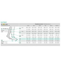 Meia Juzo Expert Até ao Joelho - Malha Plana Com Costura