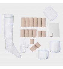 Kit Profissional Juzo SoftCompress LymphAid Perna - Grande