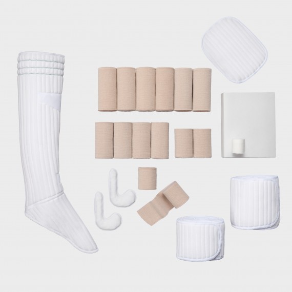 Kit Profissional Juzo SoftCompress LymphAid Perna - Grande