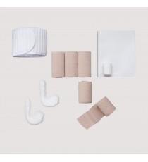Kit Profissional Juzo SoftCompress BandageAid Perna - Pequeno