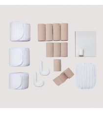 Kit Profissional Juzo SoftCompress BandageAid Perna - Grande