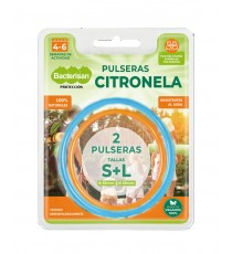 Pulseira de Citronela 100% Natural Bacterisan (Conjunto de 2uni.)