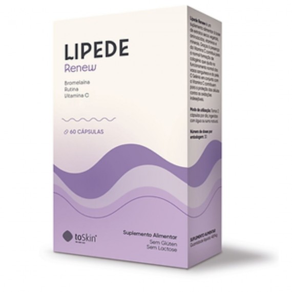Lipede Renew - Elasticidade e Flexibilidade Tecidular - 60 Cápsulas